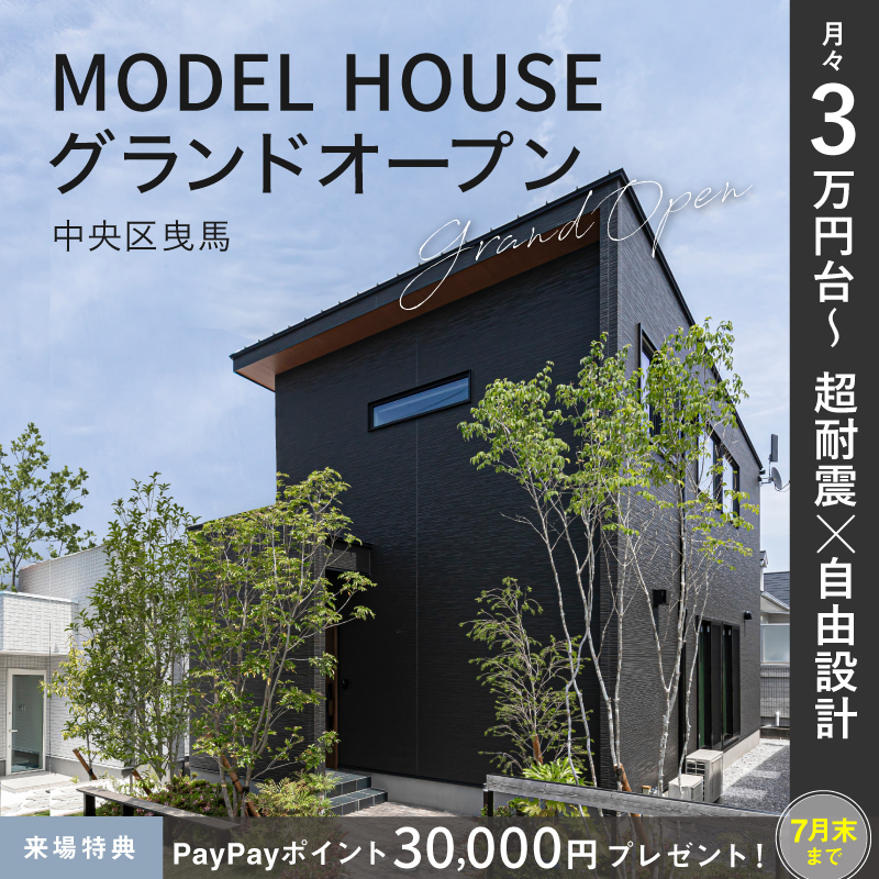 2階建モデルハウス［PGパーク曳馬］グランドオープン！